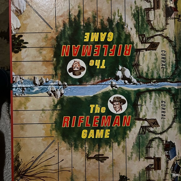 Rare Vintage  1959 “The Rifleman Game” In AMAZING CONDITION AND COMPLETE - Picture 4 of 9